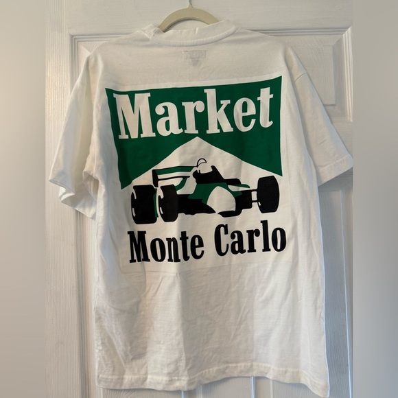 Market Men’s Green Monte Carlo Logo Tee Shirt Size Medium - Picture 1 of 3